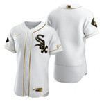Chicago White Sox Mlb Golden Edition White Jersey Gift For White Sox Fans