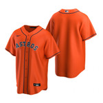 Mens Houston Astros Mlb 2020 Alternate Orange Jersey Gift For Astros And Baseball Fans