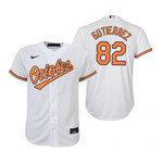 Youth Baltimore Orioles #82 Kelvin Gutierrez 2020 Alternate White Jersey Gift For Orioles Fans