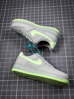 Nike Air Force 1 Low Grey Light Greens Lifestyle Shoes 315122-107