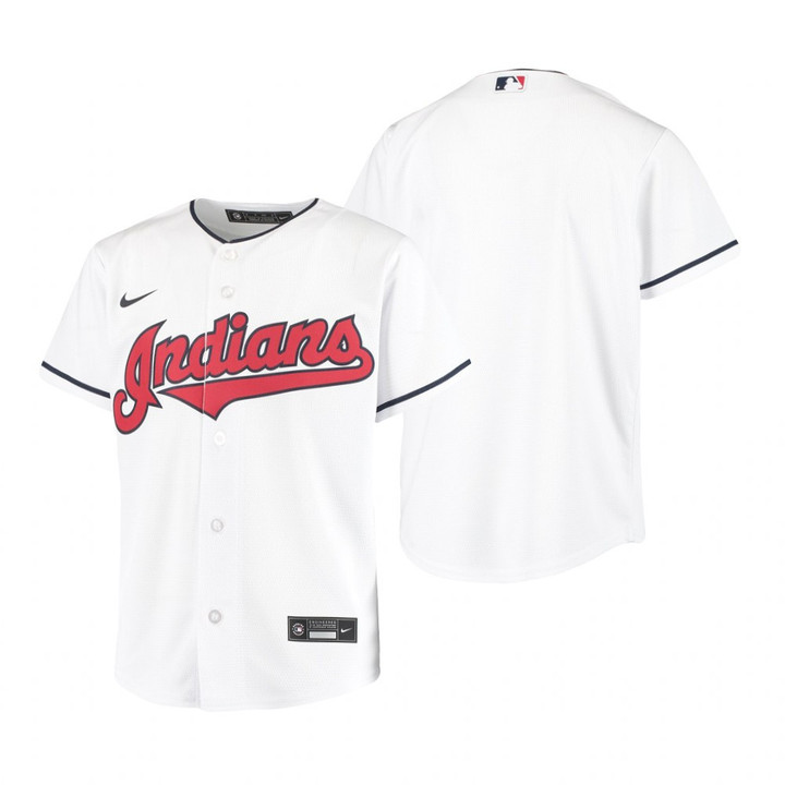 Youth Cleveland Baseball 2020 Alternate White Jersey Gift For Cleveland Baseball Fans
