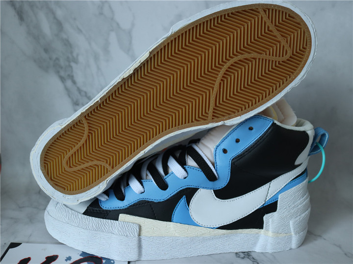Nike Sacai White Black Legend Blue With Real Materials BV0072-001
