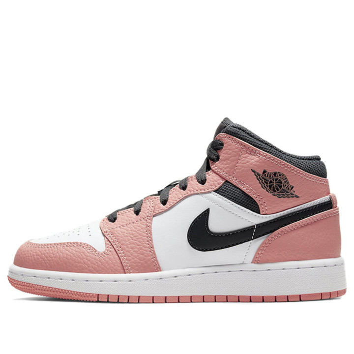 Nike Air Jordan 1 Mid GS Pink Quartz 555112-603