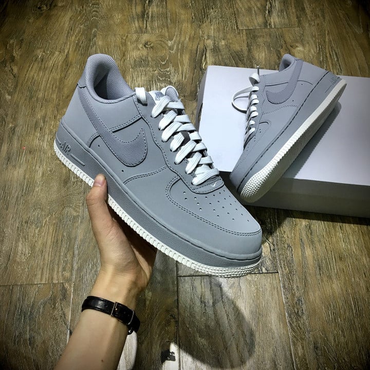 Nike Air Force 1 Low Wolf Grey And White 820266-016