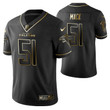 Atlanta Falcons Alex Mack 51 2021 NFL Golden Edition Black Jersey Gift For Falcons Fans