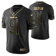 Chicago Bears Eddie Goldman 91 2021 NFL Golden Edition Black Jersey Gift For Bears Fans