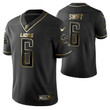 Detroit Lions D'Andre Swift 6 2021 NFL Golden Edition Black Jersey Gift For Lions Fans