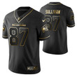 Seattle Seahawks Stephen Sullivan 87 2021 NFL Golden Edition Black Jersey Gift For Seahawks Fans