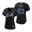 Womens New York Mets #23 Javier Baez 2020 Black Jersey Gift For Mets And Baseball Fans