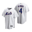 Mens New York Mets #4 Albert Almora Jr 2020 Home White Jersey Gift For Rockies Fans
