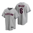 Mens Cleveland Baseball #6 Owen Miller 2020 Road Gray Jersey Gift For Cleveland Baseball Fans