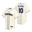 Mens Seattle Mariners #10 Jarred Kelenic 2020 Alternate Cream Jersey Gift For Mariners Fans