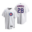 Mens Chicago Cubs #28 Kyle Hendricks Home White Jersey Gift For Cubs Fans