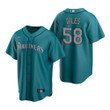 Mens Seattle Mariners #58 Ken Giles 2020 Alternate Aqua Jersey Gift For Mariners Fans