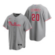 Mens Philadelphia Phillies #20 Mike Schmidt 2020 Road Gray Jersey Gift For Phillies Fans