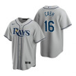 Mens Tampa Bay Rays #16 Kevin Cash Road Gray Jersey Gift For Rays Fans