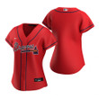 Women'S Atlanta Braves Red 2020 Alternate Jersey Gift For Atlanta Braves Fan