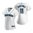 Womens Seattle Mariners #11 Edgar Martinez 2020 White Jersey Gift For Mariners Fans