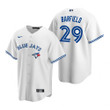 Mens Toronto Blue Jays #29 Jesse Barfield Retired Player White Jersey Gift For Blue Jays Fans