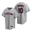 Mens Cleveland Baseball #10 Harold Ramirez 2020 Road Gray Jersey Gift For Cleveland Baseball Fans