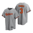Mens Baltimore Orioles #3 Maikel Franco 2020 Road Gray Jersey Gift For Orioles Fans