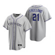 Mens Colorado Rockies #21 Kyle Freeland 2020 Gray Jersey Gift For Rockies Fans