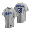 Mens Los Angeles Dodgers #31 Max Scherzer Alternate Gray Jersey Gift For Dodgers Fans