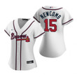 Women'S Atlanta Braves #15 Sean Newcomb White 2020 Alternate Jersey Gift For Atlanta Braves Fan