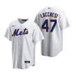 Mens New York Mets #47 Joey Lucchesi 2020 Home White Jersey Gift For Mets Fans