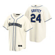 Mens Seattle Mariners #24 Ken Griffey Jr. 2020 Alternate Cream Jersey Gift For Mariners Fans