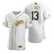 Los Angeles Dodgers #13 Max Muncy Mlb Golden Edition White Jersey Gift For Dodgers Fans