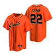 Mens San Francisco Giants #22 Will Clark 2020 Alternate Orange Jersey Gift For Giants Fans