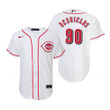 Youth Cincinnati Reds #90 Delino Deshields Collection 2020 Alternate White Jersey Gift For Reds Fans