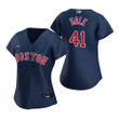 Womens Boston Red Sox #41 Sale Navy 2020 Navy Jersey Gift For Red Sox Fans