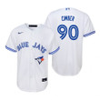 Youth Toronto Blue Jays #90 Adam Cimber 2020 White Jersey Gift For Blue Jays Fans