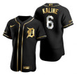Detroit Tigers #6 Al Kaline Mlb Golden Edition Black Jersey Gift For Tigers Fans