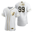 New York Yankees #99 Aaron Judge Mlb Golden Edition White Jersey Gift For Yankees Fans