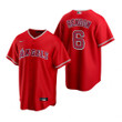 Mens Los Angeles Angels #6 Anthony Rendon 2020 Alternate Red Jersey Gift For Phillies Fans
