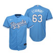 Youth Kansas City Royals #63 Josh Staumont Collection 2020 Alternate Light Blue Jersey Gift For Royals Fans
