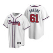 Mens Atlanta Braves #61 Shane Greene 2020 Alternate White Jersey Gift For Braves Fans
