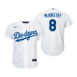 Youth Los Angeles Dodgers #8 Zach Mckinstry 2020 Alternate White Jersey Gift For Dodgers Fans