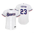 Youth Texas Rangers #23 Jose Trevino 2020 White Jersey Gift For Rangers Fans