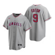 Mens Los Angeles Angels #9 Adam Eaton 2020 Road Gray Jersey Gift For Phillies Fans