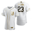 Detroit Tigers #23 Kirk Gibson Mlb Golden Edition White Jersey Gift For Tigers Fans