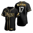 Tampa Bay Rays #17 Austin Meadows Mlb Golden Edition Black Jersey Gift For Rays Fans