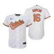 Youth Baltimore Orioles #16 Trey Macini 2020 White Jersey Gift For Orioles Fans