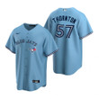 Mens Blue Jays #57 Trent Thornton Powder Blue Alternate Jersey Gift For Blue Jays Fans