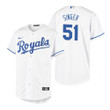 Youth Kansas City Royals #51 Brady Singer Collection 2020 Alternate White Jersey Gift For Royals Fans