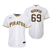 Youth Pittsburgh Pirates #69 John Nogowski 2020 White Jersey Gift For Pirates Fans