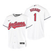 Youth Cleveland Baseball #1 Amed Rosario 2020 Alternate White Jersey Gift For Cleveland Baseball Fans
